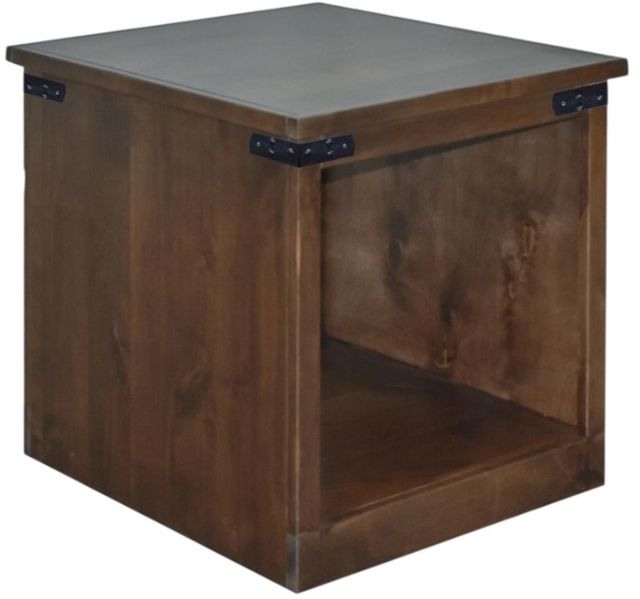 Legends Home Farmhouse Aged Whiskey End Table-0