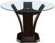 Homelegance® Daisy Glass Top 54" Round Counter Height Table with Espresso Base-0