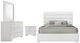 Coaster® Felicity 4-Piece White California King Bedroom Set -0