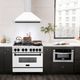 ZLINE 36" Autograph Edition White Matte Wall Mounted Range Hood-5