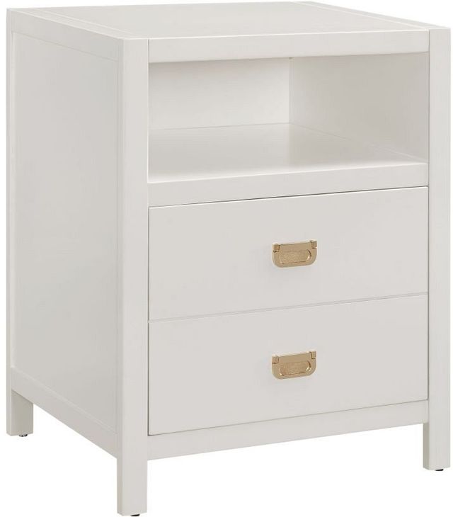 Linon Peggy White End Table-0