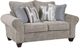 American Wholesale Furniture Franklin Beige Loveseat-0