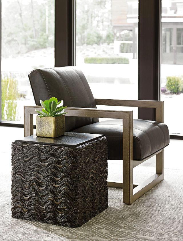Lexington Home Shadow Play Talk of the Town Cube Black End Table-3