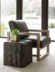 Lexington Home Shadow Play Talk of the Town Cube Black End Table-3