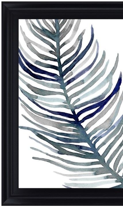 Classy Living Indigo Palm Mist Wall Art-1