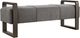 Hooker® Furniture Curata Edward Graphite/Midnight Upholstered Bench-0