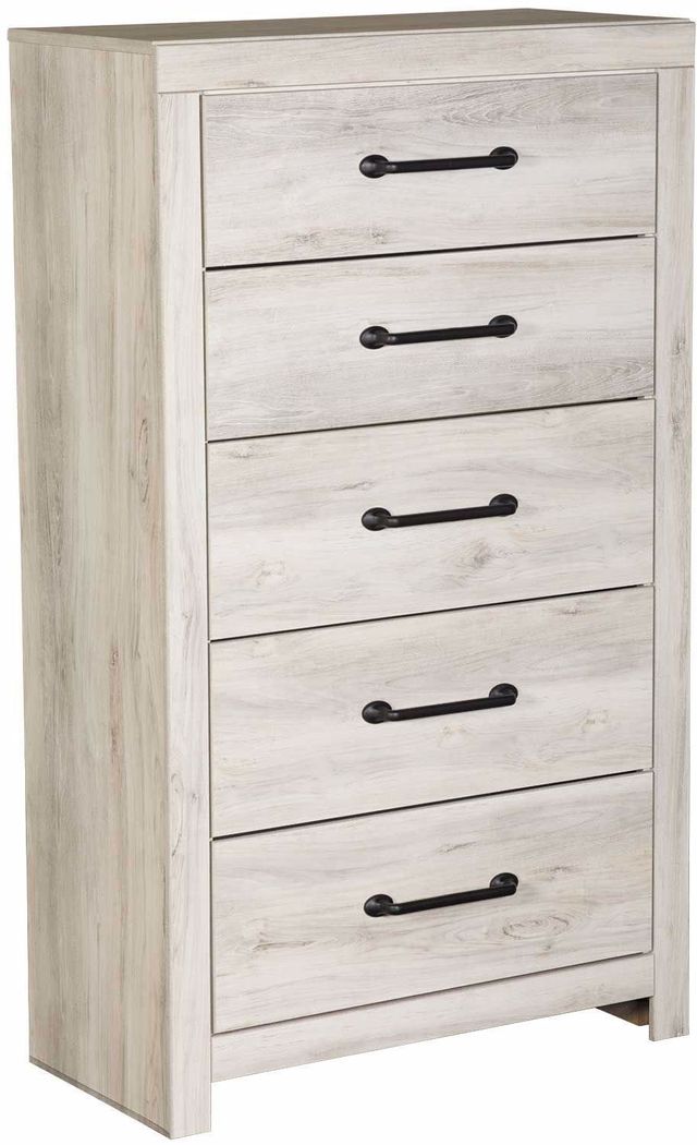 Signature Design by Ashley® Cambeck 5-Piece Whitewash Twin Panel Headboard Set-8