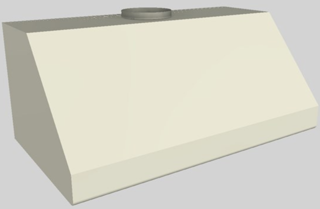 Vent-A-Hood® 36" Biscuit Wall Mounted Range Hood-3