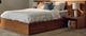 EQ3 Boom Walnut Full/Double Panel Storage Bed with Extensions and Nightstands-4