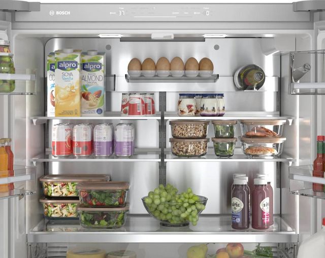 Bosch® 800 Series 36 in. 20.5 Cu. Ft. Arctic White Counter Depth French Door Refrigerator-8