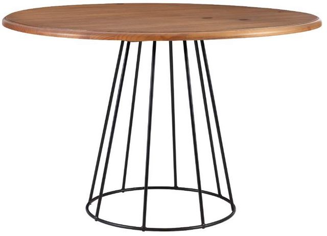 Powell® Sabine Sedona Black/Rustic Honey Dining Table-0