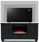Legends Home Real Cozy Liberty Seal Skin Black Fireplace Console-4