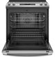 GE® 30" Stainless Steel Slide In Electric Convection Range-1