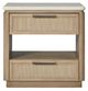 Bernards Trilogy Toffee Rope Drawer Front Nightstand-1