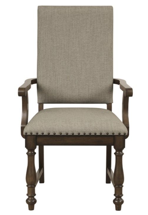 Homelegance® Stonington Beige Dining Arm Chair-2