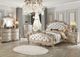 ACME Furniture Gorsedd Golden Ivory/White Eastern King Upholstered Panel Bed-1