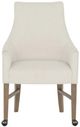 Fairfield® Customizable Dena 2-casters Leather Arm Chair-1