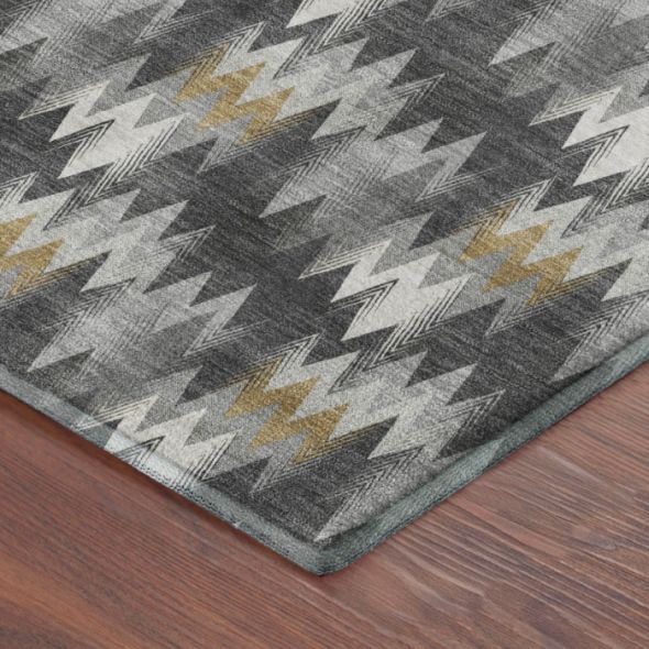 Dalyn™ Rug Company Soft Essentials SE5 Graphite 5'x8' Area Rug-3