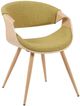 Armen Living Butterfly Green/Oak Dining Chair-0