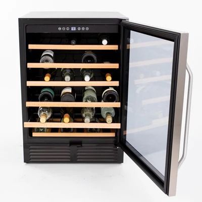 Avanti® 24" Stainless Steel Built-In Wine Cooler-2