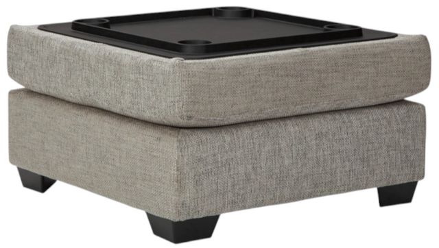 Benchcraft® Megginson Storm Storage Ottoman-3