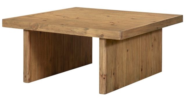 Moe's Home Collection Monterey Rustic Blonde Square Coffee Table-2