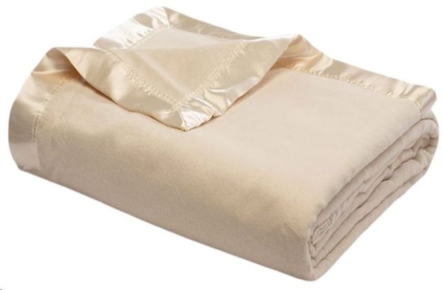 Cariloha Bamboo Viscose Coconut Milk Queen Fleece Blanket