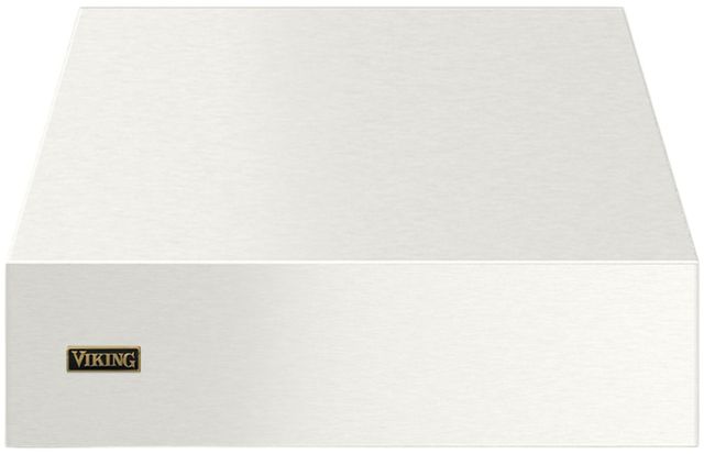 Viking 5 Series 30" Pure White Wall Mounted Range Hood with Brushed Brass Trim-0