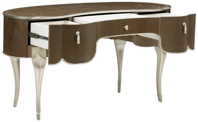 Michael Amini® Villa Cherie Chardonnay/Hazelnut Vanity Table  -1