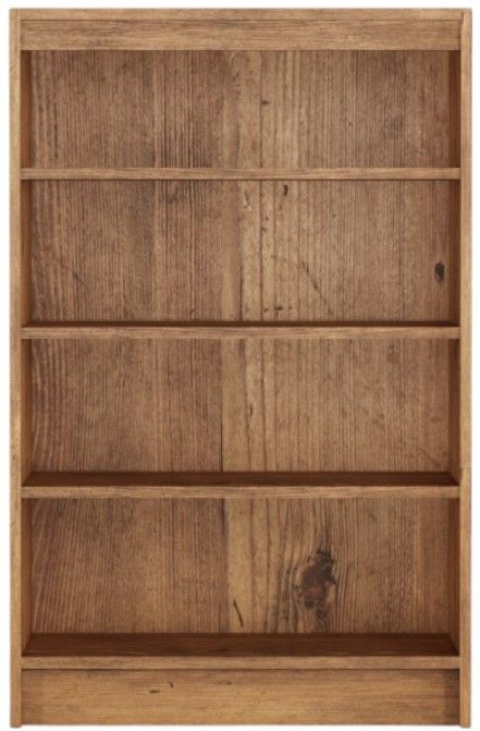 Perdue Woodworks Big Chester Saratoga Pine 4-Shelves Bookcase-1