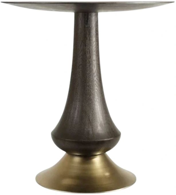 Hooker® Furniture Curata Midnight Dining Pub Table with Brass Base-0
