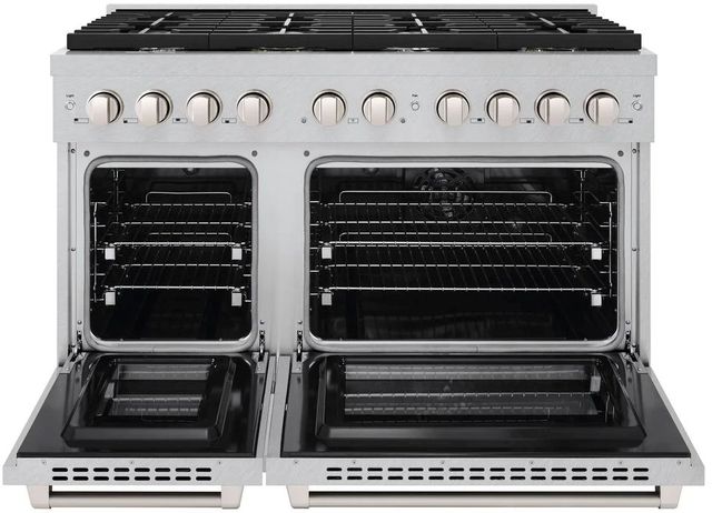ZLINE Paramount 48" Satin Stainless Steel Pro Style Dual Fuel Range-1