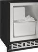 U-Line® Marine Series 14" 23 lb. Black Solid Ice Maker-1