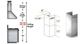 ZLINE 2 Piece 12" Stainless Steel Wall Hood Extension Kit-1