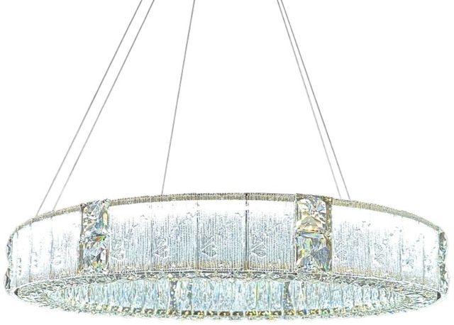 Michael Amini® Mina Clear Large Round LED Chandelier-0