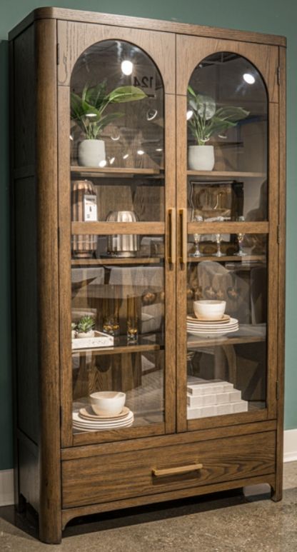 Signature Design by Ashley® Radkin Burnished Brown Display Cabinet-3