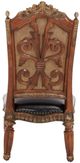 Michael Amini® Villa Valencia Black/Classic Chestnut Side Chair-2