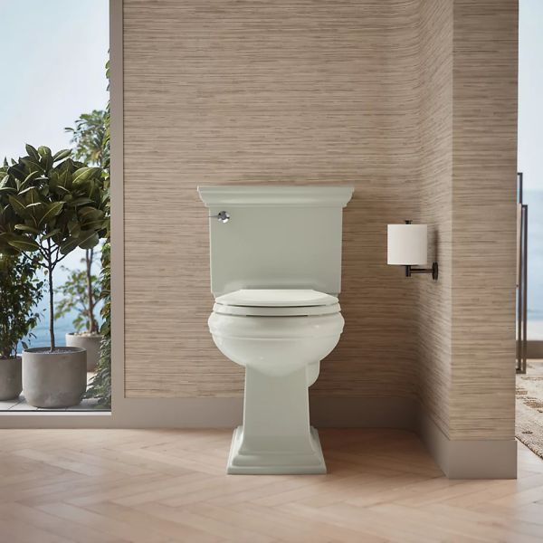 KOHLER® Memoirs® Dune Round-Front Bowl with Exposed Trapway-3