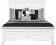 New Classic® Home Furnishings Tamarack 4-Piece White Full Panel Bedroom Set-2