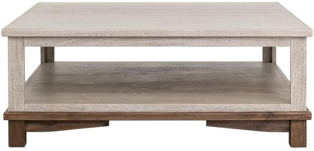 International Furniture Direct Golden Loft Gray Cocktail Table-2
