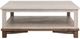 International Furniture Direct Golden Loft Gray Cocktail Table-2