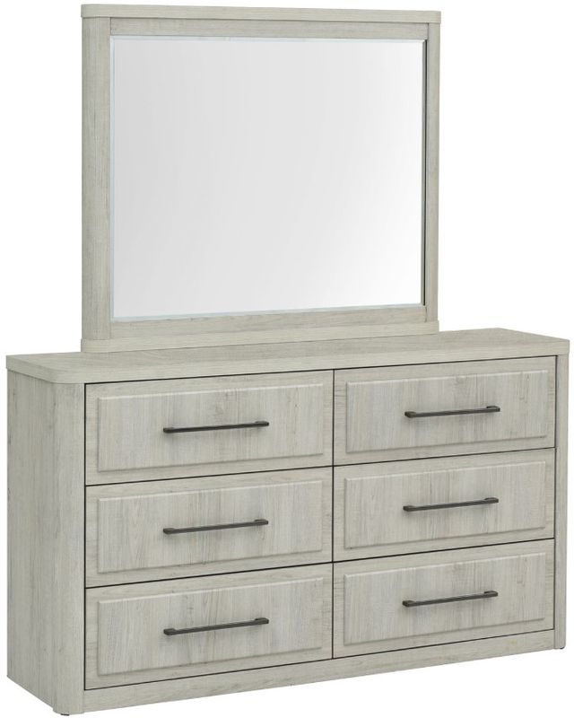 Liberty Furniture Modern Play 4-Piece Natural White Queen Bedroom Set-3