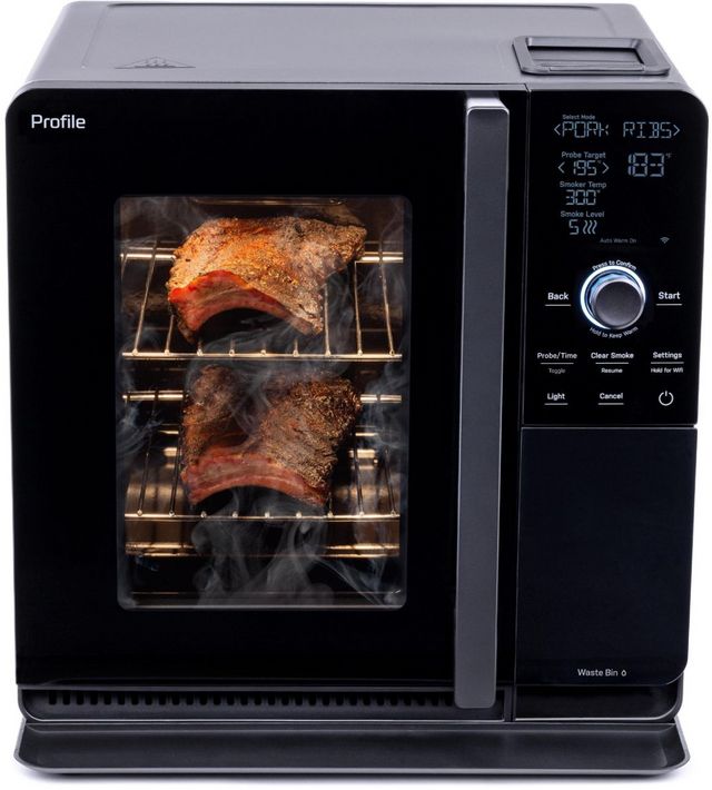 GE Profile™ Carbon Black Smart Indoor Smoker-2