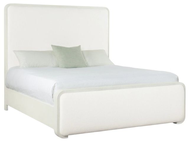 Hooker® Furniture Serenity Ashore Macrame Arctic/Sand Dollar Queen Upholstered Panel Bed-0