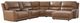 Signature Design by Ashley® DeepWakes 6-Piece Caramel Right-Arm Facing Power Reclining Sectional and Chaise-0
