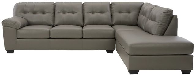 Signature Design by Ashley® Donlen 2-Piece Gray Right-Arm Facing Sofa Sectional and Chaise-0