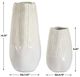 Uttermost® Echo Ridge 2-Piece White Vase Set-1