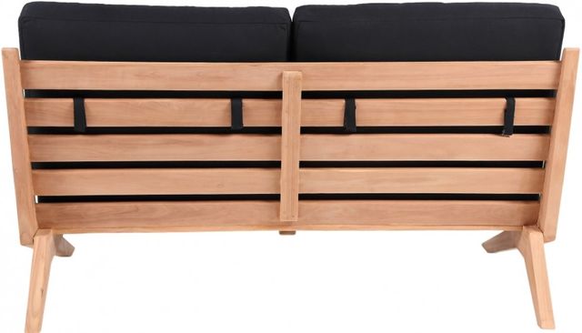 Meridian Furniture Tahiti Black Fabric Outdoor Loveseat-3