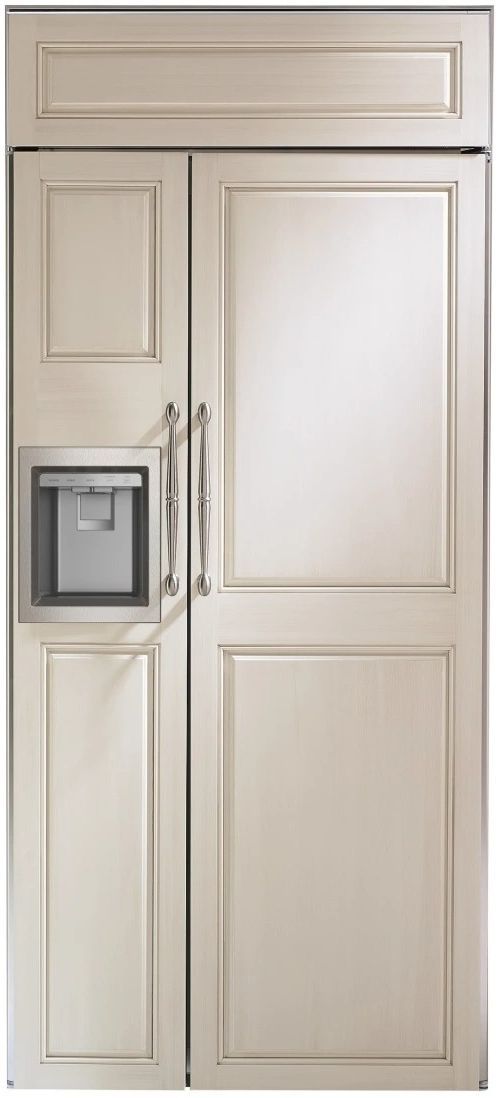 Monogram® 36" 20.2 Cu. Ft. Panel-Ready Built-In Side-by-Side Refrigerator-0