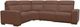 La-Z-Boy® Acadia Chestnut Leather Power Reclining Sectional with Custom Layout Options-0